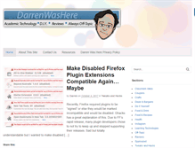 Tablet Screenshot of darrenwashere.com